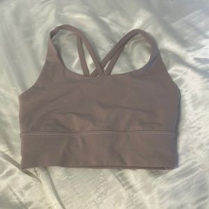Size 4 lilac Lululemon bra